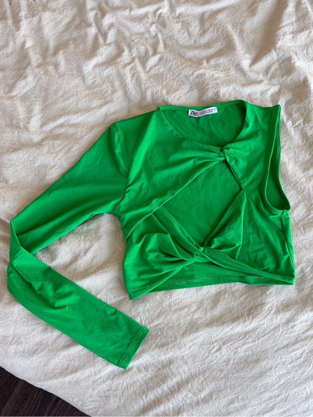 Zara asymmetrical longsleeve top